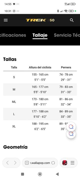 Trek Procaliber 9.7 Talla M *OFERTA *