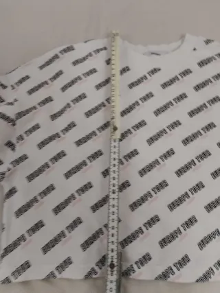 Bershka maglietta crop bianca