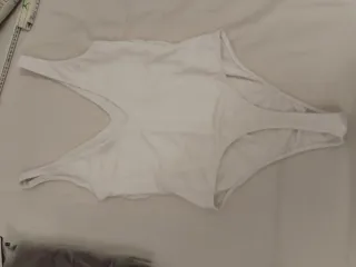 Bershka maglietta crop bianca