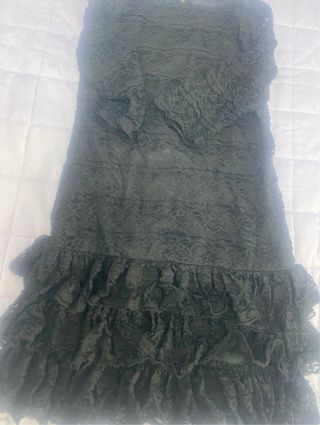 Vestito nero pizzo taglia M