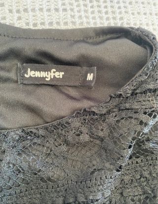 Vestito nero pizzo taglia M