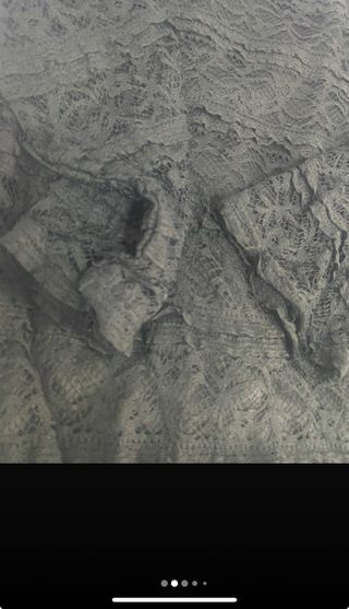 Vestito nero pizzo taglia M