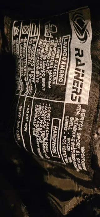 Pantalón Moto Mujer Rainers Negro