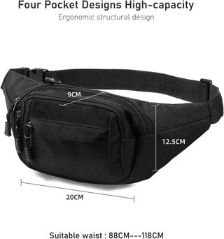 Vinabo Riñonera Hombre Mujer, Riñonera de Ciudad,