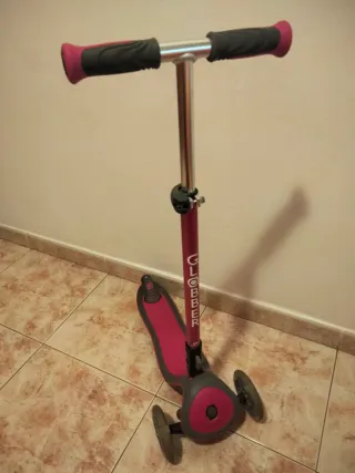 Patinete Globber Rosa 3 Ruedas