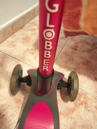 Patinete Globber Rosa 3 Ruedas