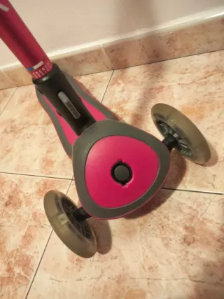 Patinete Globber Rosa 3 Ruedas