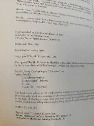 The Subversive Stitch: Embroidery and the Makin...