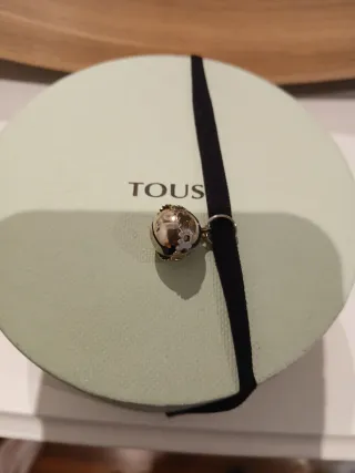 Pulsera Tous Perlas y Oso Plata