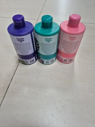 Lote 3 Champús Tulipan Negro 400ml