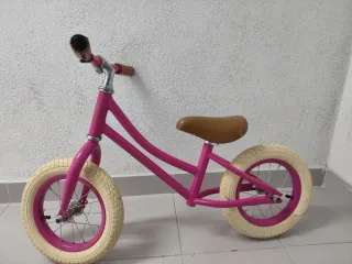 Bici equilibrio vintage 12'5 rosa