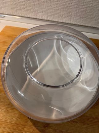 Porta biscotti Omada trasparente e beige