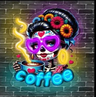 Lampada Neon led "COFFEE" mex