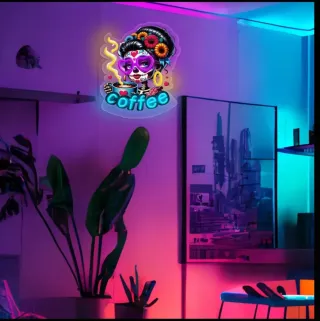 Lampada Neon led "COFFEE" mex