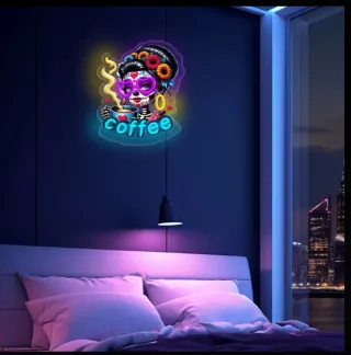 Lampada Neon led "COFFEE" mex