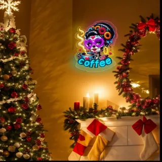 Lampada Neon led "COFFEE" mex
