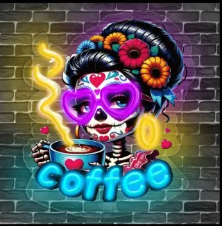 Lampada Neon led "COFFEE" mex