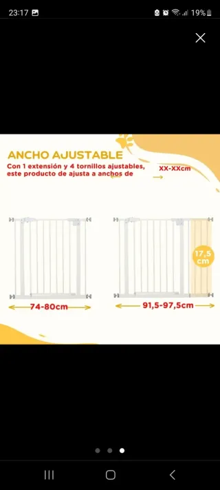 Barrera de seguridad para mascotas