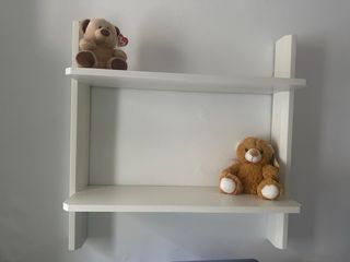 2 Estanterías Blancas Madera se venden juntas 30€