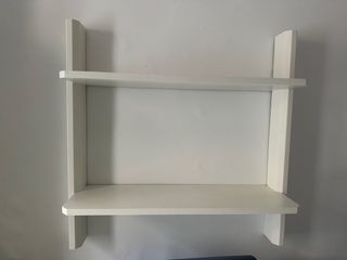 2 Estanterías Blancas Madera se venden juntas 30€