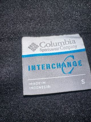 Chaqueta Polar Columbia Negra Nueva sin etiqueta