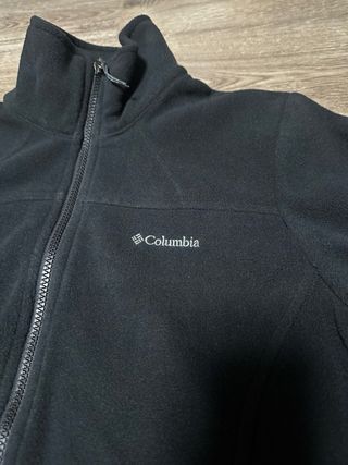 Chaqueta Polar Columbia Negra Nueva sin etiqueta