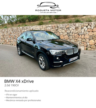 BMW X4 xDrive | 2.0d 190CV | 2018 | Automático