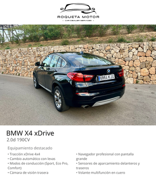 BMW X4 xDrive | 2.0d 190CV | 2018 | Automático
