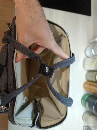 Mochila para bebé con cambiador