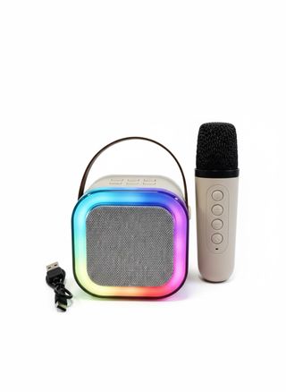 Mini Altavoz Karaoke con Micrófono Inalámbrico