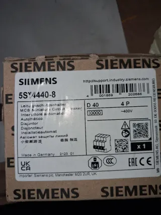 Interruttore magnetotermico Siemens