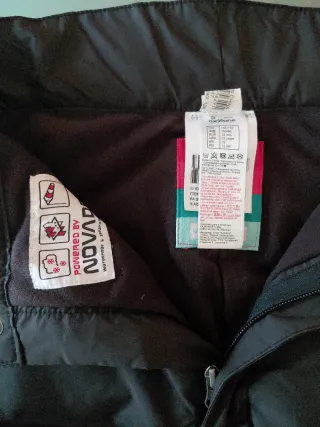 Pantalón de nieve ajustable con tirantes