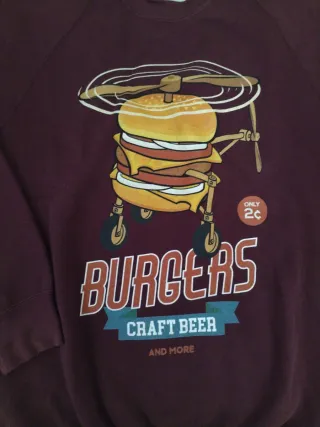 Felpa uomo Russell Athletic marrone