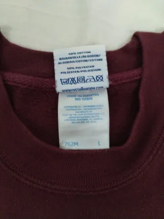 Felpa uomo Russell Athletic marrone