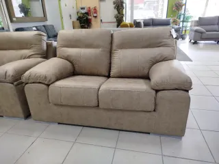 Sofá 3+2 plazas tela beige