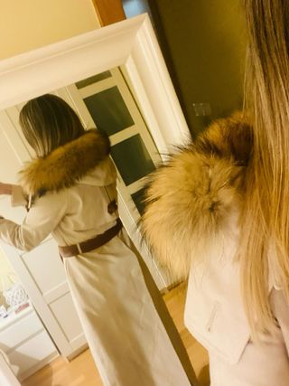 Gabardina Zaitegui Beige Talla XS/S