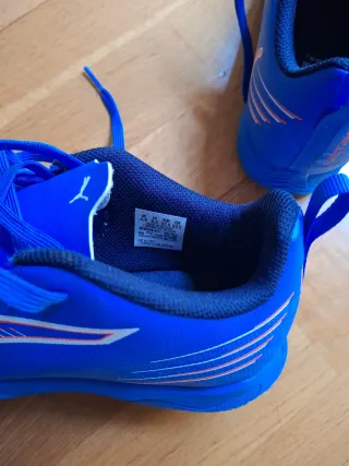 Zapatillas Fútbol Sala Azul Naranja