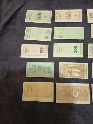 Lotto 25 Miniassegni Italiani Anni '70