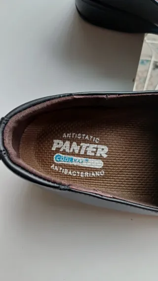 Zapatos piel mujer Panter.T38.Nuevos.38