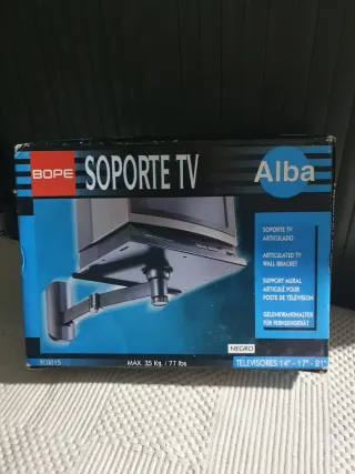 Soporte TV Articulado Bope Negro