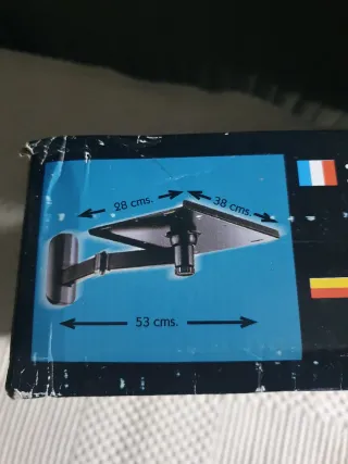 Soporte TV Articulado Bope Negro