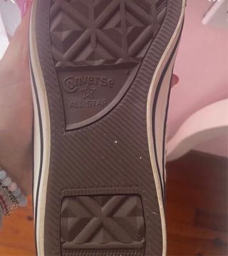 Converse Botín Beige Calados