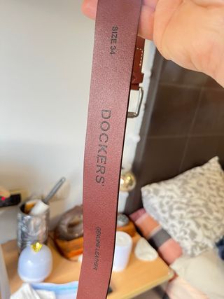 Cinturón Dockers Talla 34 Marrón