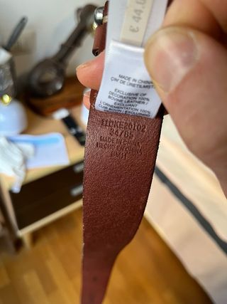 Cinturón Dockers Talla 34 Marrón