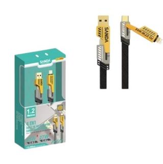 Cable carga rápida 4 en 1