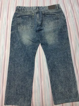 Jeans Uomo Straight Fit Blu