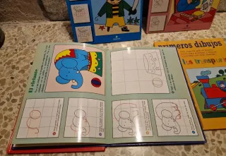 Lote 5 libros interactivos "Primeros Dibujos" - Ed