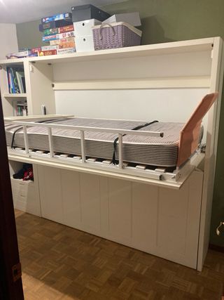 Litera juvenil abatible blanca