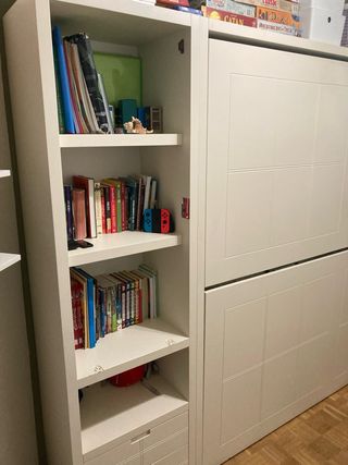 Litera juvenil abatible blanca