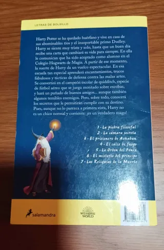 HARRY POTTER Y LA PIEDRA FILOSOFAL